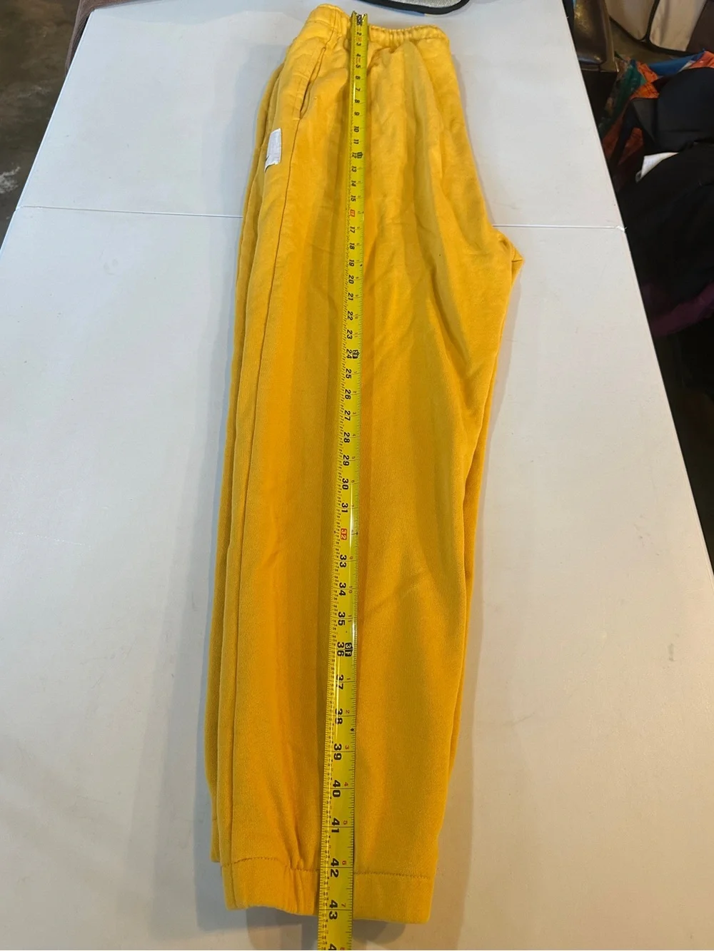 Vtg Jordan Yellow Fleece Sweatpants